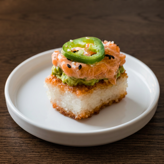 Crispy Rice Spicy Salmon